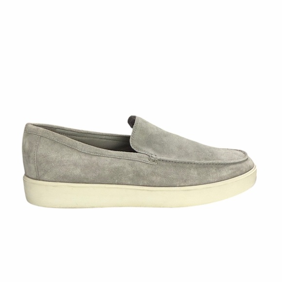 Vince Taro Gray Suede Loafers Size 10 main image 4